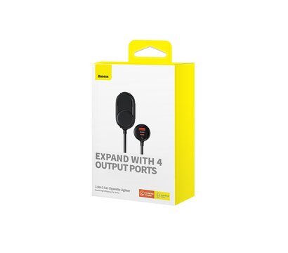 Зображення 2 Зарядний пристрій Baseus High Efficiency Pro 1-for-2 (C00455300121-00)