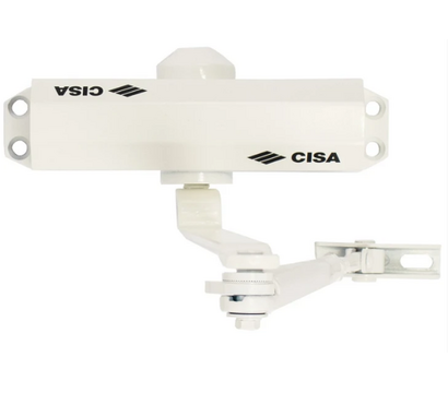 Изображение 2 Доводчик Cisa 60461.03.0.45 STD HO White верхний, Цвет корпуса: белый