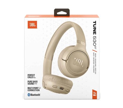Изображение 2 Bluetooth гарнитура JBL Tune 530BT Beige (JBLT530BTBEGEU)