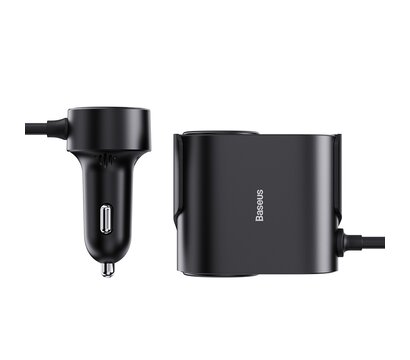 Зображення 4 Зарядний пристрій Baseus High Efficiency Pro 1-for-2 (C00455300121-00)