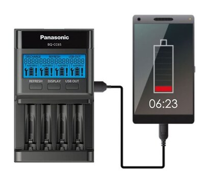 Изображение 4 Зарядка для батареек Panasonic BQ-CC65 1.5V