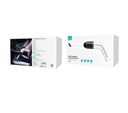 Зображення 5 Автопилосос Usams US-ZB253 Mini Handheld Vacuum Cleaner LEJ Series White (XCQZB25301)