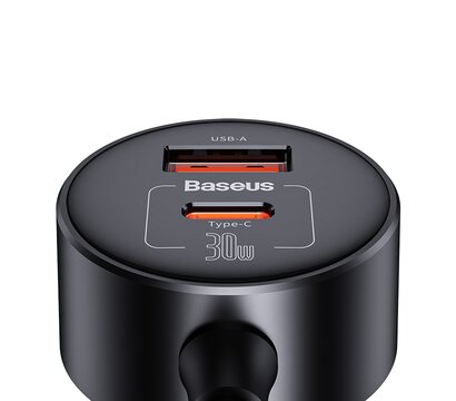 Зображення 6 Зарядний пристрій Baseus High Efficiency Pro 1-for-2 (C00455300121-00)