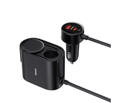 Зображення 7 Зарядний пристрій Baseus High Efficiency Pro 1-for-2 (C00455300121-00)