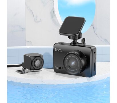 Зображення 7 Автомобільний реєстратор Hoco DV3 Black (6942007608183) з G-сенсором