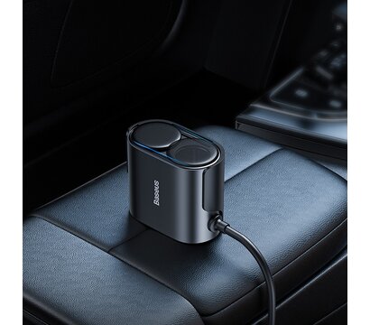 Зображення 9 Зарядний пристрій Baseus High Efficiency Pro 1-for-2 (C00455300121-00)