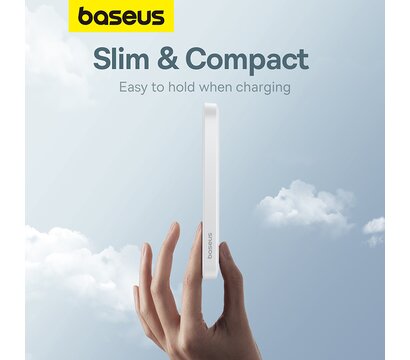 Зображення 11 Універсальна мобільна батарея Baseus Magnetic Mini 5000mAh 20W White (P10022107223-00)