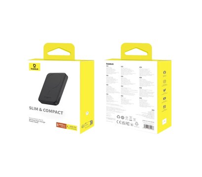 Зображення 2 Повербанк Baseus Magnetic Mini 6000mAh 20W Black (P10059002113-00)