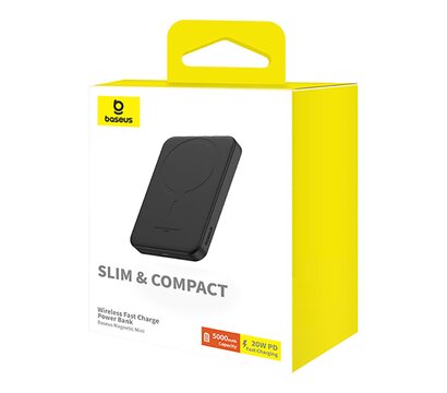 Изображение 2 Повербанк Baseus Magnetic Bracket Mini 5000mAh 20W Black (P10022107113-00)