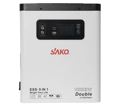 Зображення 2 Портативна електростанція Sako Alpha-ESS-1000W/2KWh, Номінальна потужність: 1000 Вт