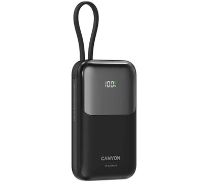 Зображення 3 Універсальна мобільна батарея Canyon OnPower 101 10000mAh 22.5W Black (CNS-CPB101BK)