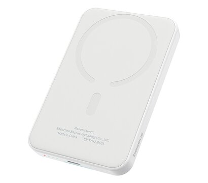 Зображення 7 Універсальна мобільна батарея Baseus Magnetic Mini 5000mAh 20W White (P10022107223-00)