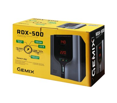 Изображение 2 Релейный стабилизатор Gemix RDX-500