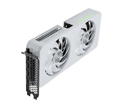 Зображення 3 Відеокарта Palit GeForce RTX 5060 Ti White OC (8192MB, GDDR7, 128bit) (NE7506TU19P1-GB2062M)