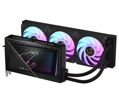 Зображення 3 Відеокарта Gigabyte GeForce RTX 5090 Aorus Xtreme Waterforce W (32768MB, GDDR7, 512bit) (GV-N5090AORUSX W-32GD)