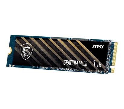 Изображение 3 Накопитель SSD MSI Spatium M450 1TB V1 M.2 2280 PCIe 4.0 x4 NVMe 3D NAND TLC (S78-440L0M0-P83)