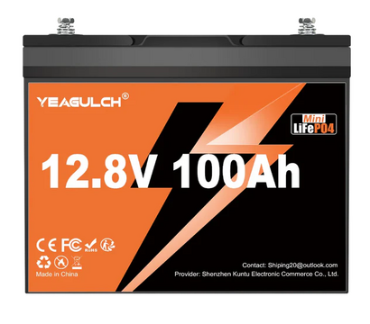 Зображення 2 Lifepo4 акумулятор Yeagulch Mini LiFePO4, 12.8V 100Ah