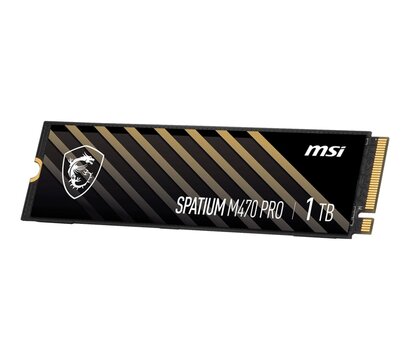 Изображение 2 Накопитель SSD MSI Spatium M470 Pro 1TB M.2 2280 NVMe PCIe 4.0 x4 3D NAND TLC (S78-440L0J0-P83)