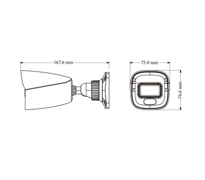 Изображение 3 4 MP видеокамера TVT TD-9441S4L-A (D/PE/AW2) Black (2.8 мм)