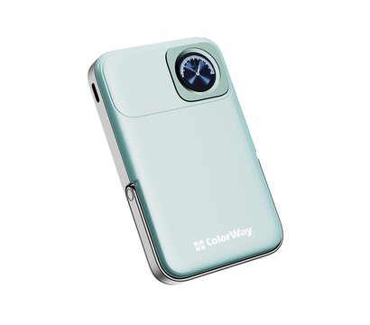 Зображення 3 Повербанк ColorWay 15W MagSafe & Watch Wireless 10000mAh Aquamarine (CW-PB100LPA2MT-WPDD)