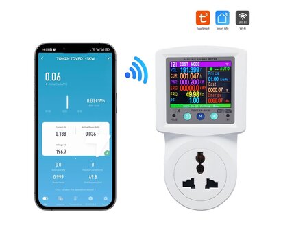 Изображение 4 Смарт Wi-Fi розетка Tomzn TOVPD1-SKW
