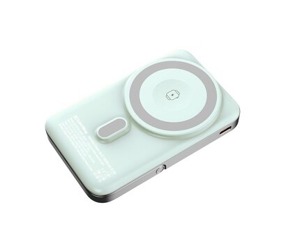 Зображення 5 Повербанк ColorWay 15W MagSafe & Watch Wireless 10000mAh Aquamarine (CW-PB100LPA2MT-WPDD)