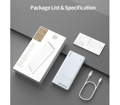 Зображення 6 Батарея мобільна Romoss Sense6F 20000mAh 22.5W White (PPH80-611-1121H)