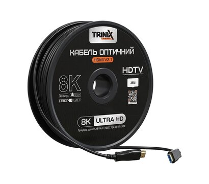 Зображення 3 Кабель мультимедійний Trinix HDMI V2.1 35м (AOC-HDMI8k-35m)