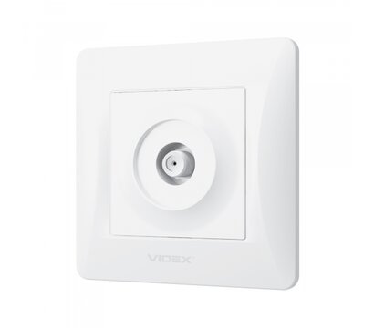 Зображення 3 Розетка Videx Binera SAT White (VF-BNSK1SATE-W) Одинарна