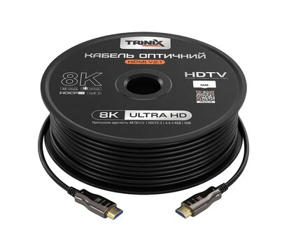 Зображення 4 Кабель мультимедійний Trinix HDMI V2.1 35м (AOC-HDMI8k-35m)
