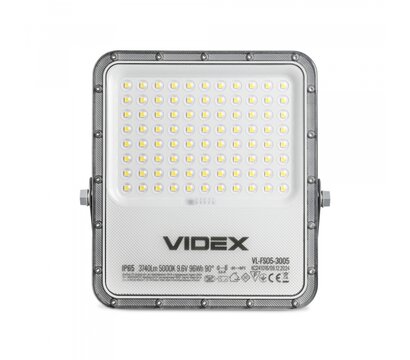 Изображение 4 LED прожектор Videx 3740Lm 5000K (VL-FSO5-3005) на 96 Wh