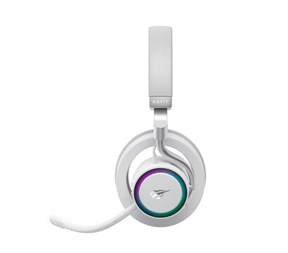 Изображение 4 Bluetooth гарнитура Havit Fuxi-H8 White + Gray