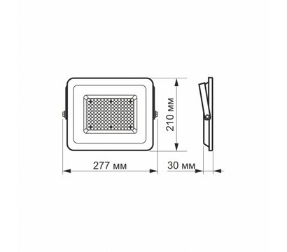 Зображення 5 Світлодіодний прожектор Videx F2e 100W 5000K (VL-F2e-1005W)