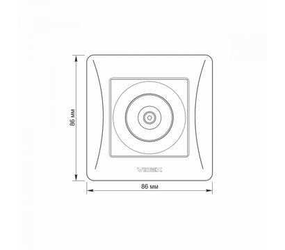 Изображение 5 Розетка Videx Binera TV White (VF-BNSK1TVME-W) Одинарна