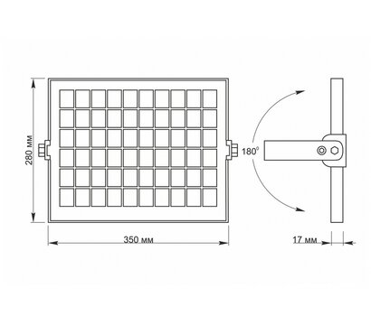 Зображення 6 LED прожектор Videx 600Lm 5000K (VL-FSO-205) на 16Wh