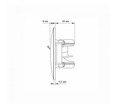 Зображення 6 Розетка Videx Binera CAT6+CAT6 Silver Silk (VF-BNSK2PC6-SS) з шторками