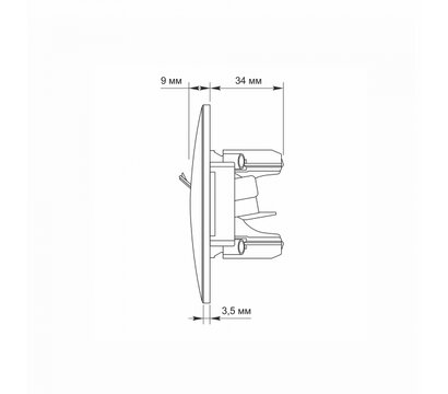 Зображення 6 Розетка Videx Binera CAT3 White (VF-BNSK1TF3-W) прихованого типу