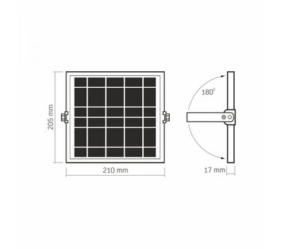 Зображення 9 LED прожектор Videx 1400Lm 5000K (VL-FSO4-205-S) 1400 Lm