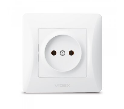 Зображення 2 Розетка Videx Binera White (VF-BNSK1-W) прихованого типу