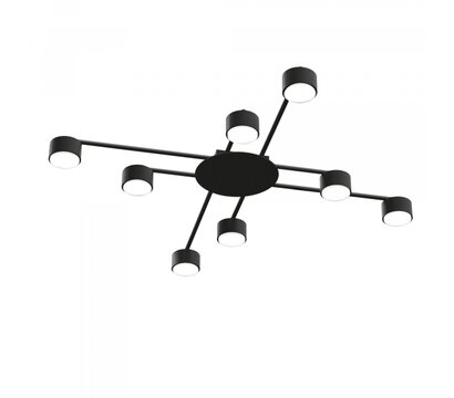 Зображення 2 LED світильник Videx 8xGX53 Black (VL-SPF22B-B) на Max 30W x8