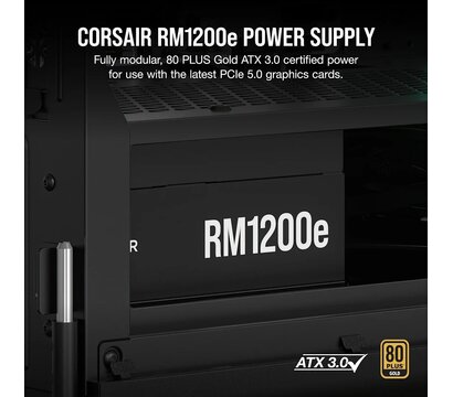 Изображение 5 Блок питания Corsair RM1200e PCIE5 1200W (CP-9020258-EU)