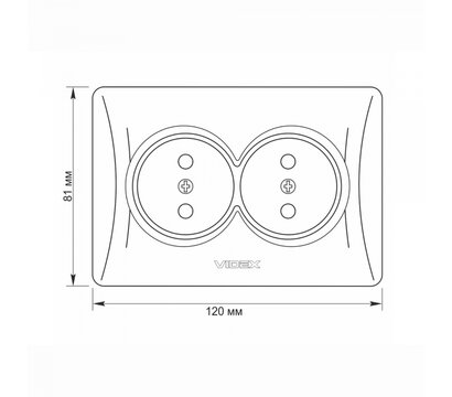 Зображення 5 Розетка Videx Binera White (VF-BNSK2-W) без кришки