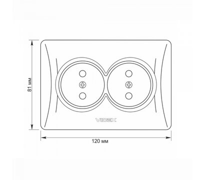 Зображення 5 Розетка Videx Binera Silver Silk (VF-BNSK2-SS) Вбудований типу