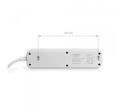 Изображение 6 Удлинитель Videx Oncord с/з 3р 3м Switch White (VF-PD33G-W) 3 місця розеток