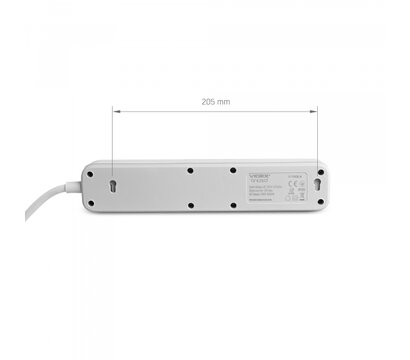 Зображення 6 Подовжувач Videx Oncord з/з 4р 3м Switch White (VF-PD43G-W)
