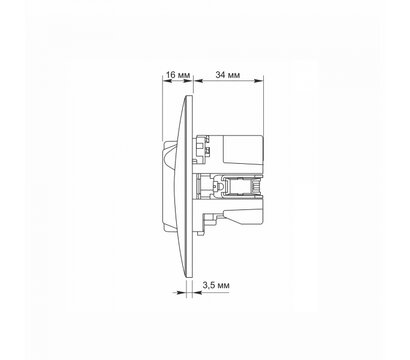 Зображення 6 Videx Binera USB+USB-C Cream (VF-BNSK1GUC-CR)