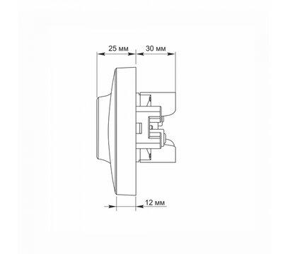 Изображение 6 Розетка Videx Binera Cream (VF-BNSK2G-CR) без крышки