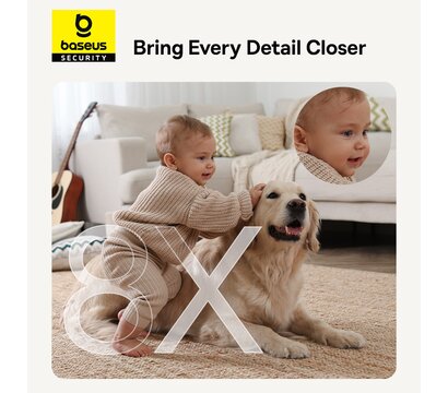 Зображення 11 Baseus Security P1 Series Indoor 3MP OS White EU