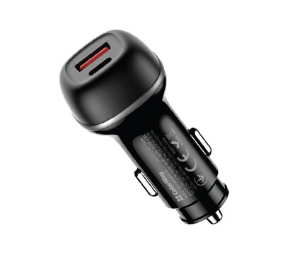 Изображение 2 Зарядное устройство ColorWay 2USB (Type-C PD65W + USB QC3.0 18W) 83W Black (CW-CHA068PD-BK)