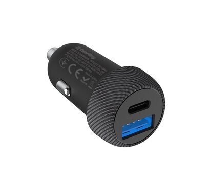 Изображение 3 Зарядное устройство ColorWay 2USB (Type-C PD35W + USB QC3.0) 35W Black (CW-CHA064PD-BK)